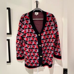 Tuckernuck sweater cardigan with gold buttons size XL